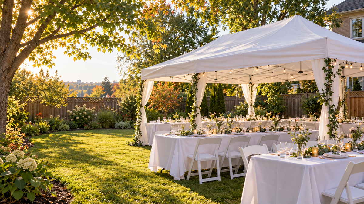 Affordable Backyard Wedding in Ottawa | Planning and Rental Guide