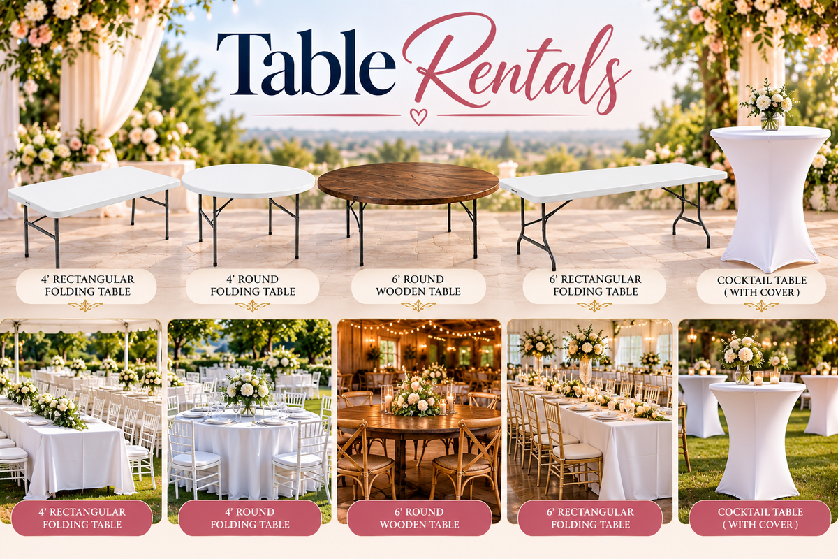TABLE RENTALS