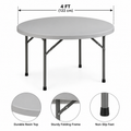 4ft Round Table
