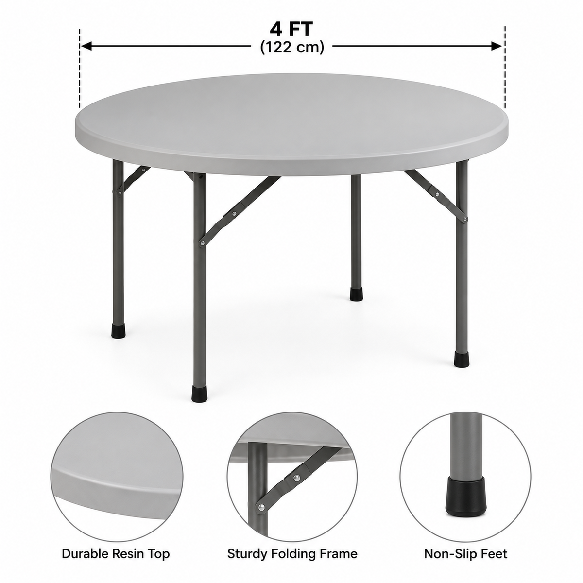 4ft Round Table