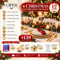 Christmas Celebration Package - 12 Guests