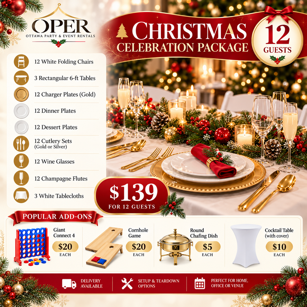 Christmas Celebration Package - 12 Guests